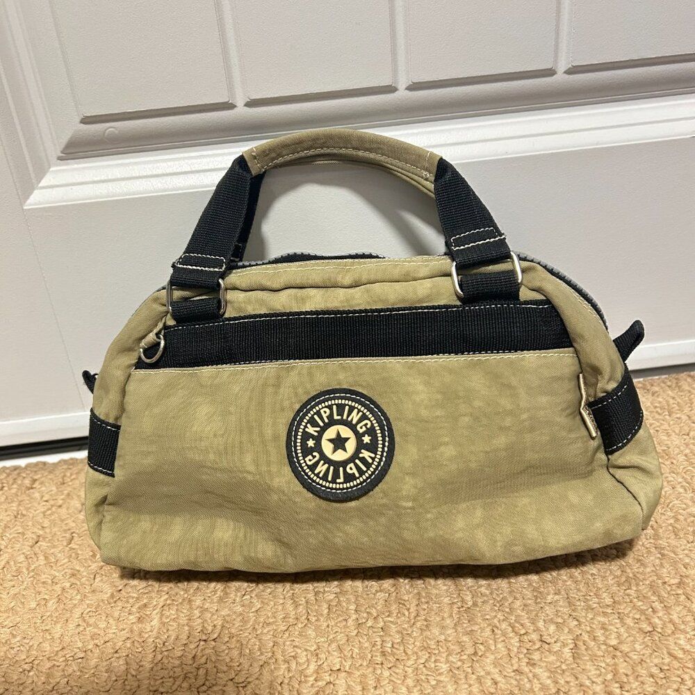 Kipling Mini Y2K Handbag Olive Green & Black
